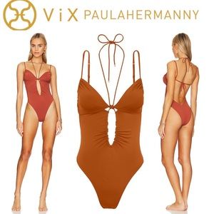 Vix Rust One Piece Swimsuit